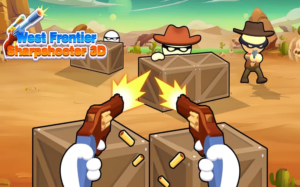 West Frontier Sharpshooter 3D logo