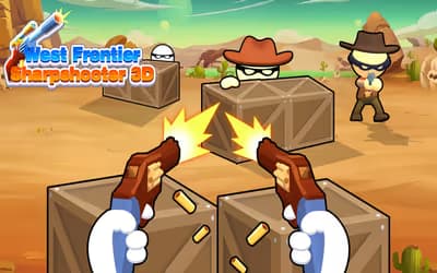 West Frontier Sharpshooter 3D logo