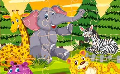 Wild Animals Jigsaw logo