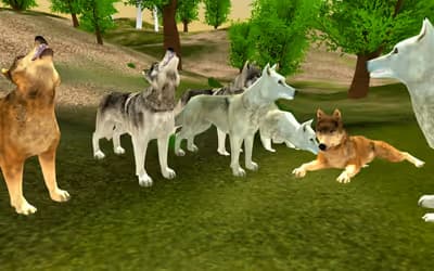Wild Wolves Hunger Attack logo