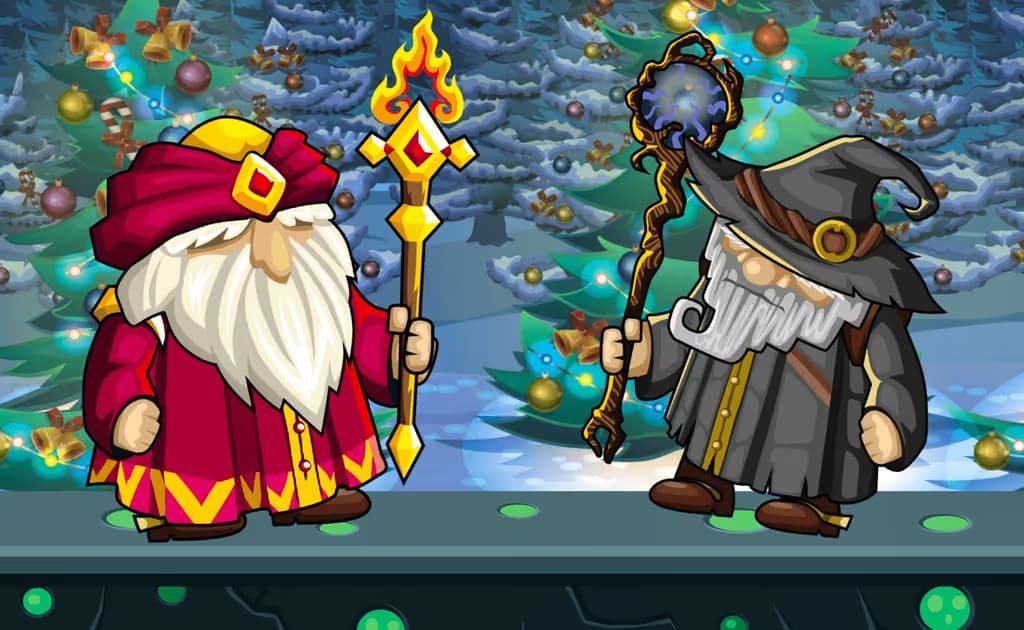 Wizard Santa Jump logo