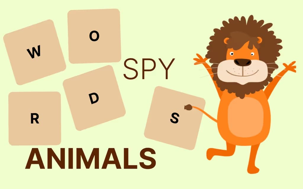 Words Spy. Animals logo