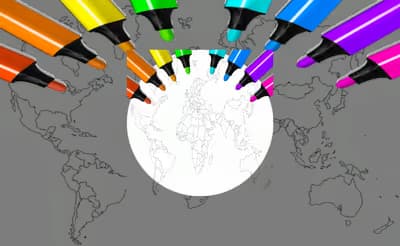 World Map Coloring For Kids logo