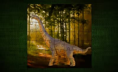 World of Dinosaurs Jigsaw logo