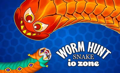 Worm Hunt - Snake game iO zone logo