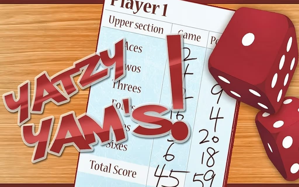 Yatzy Yahtzee Yams logo