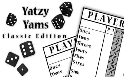 Yatzy Yahtzee Yams Classic Edition logo