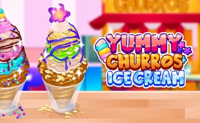 Yummy Churros Ice Cream logo