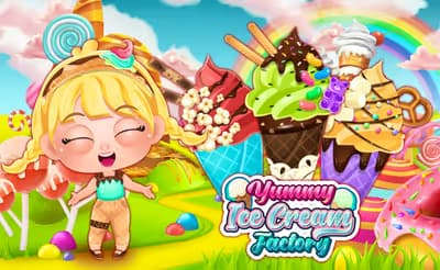 Yummy Ice Cream Factory logo