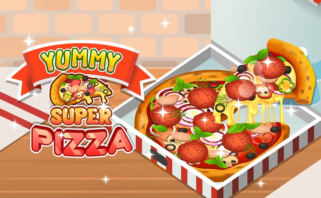Yummy Super Pizza logo
