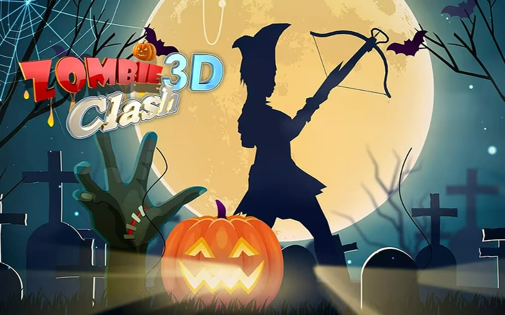 Zombie Clash 3D logo