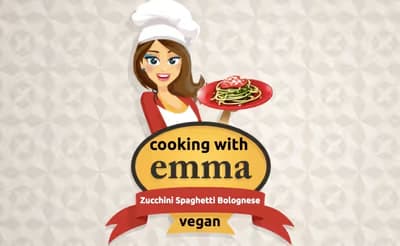 Zucchini Spaghetti Bolognese - Cooking with Emma logo